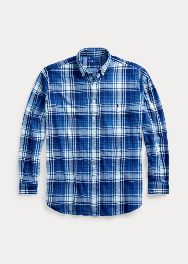 Men's Polo Ralph Lauren Plaid Double-Faced Shirts | 849326FKA